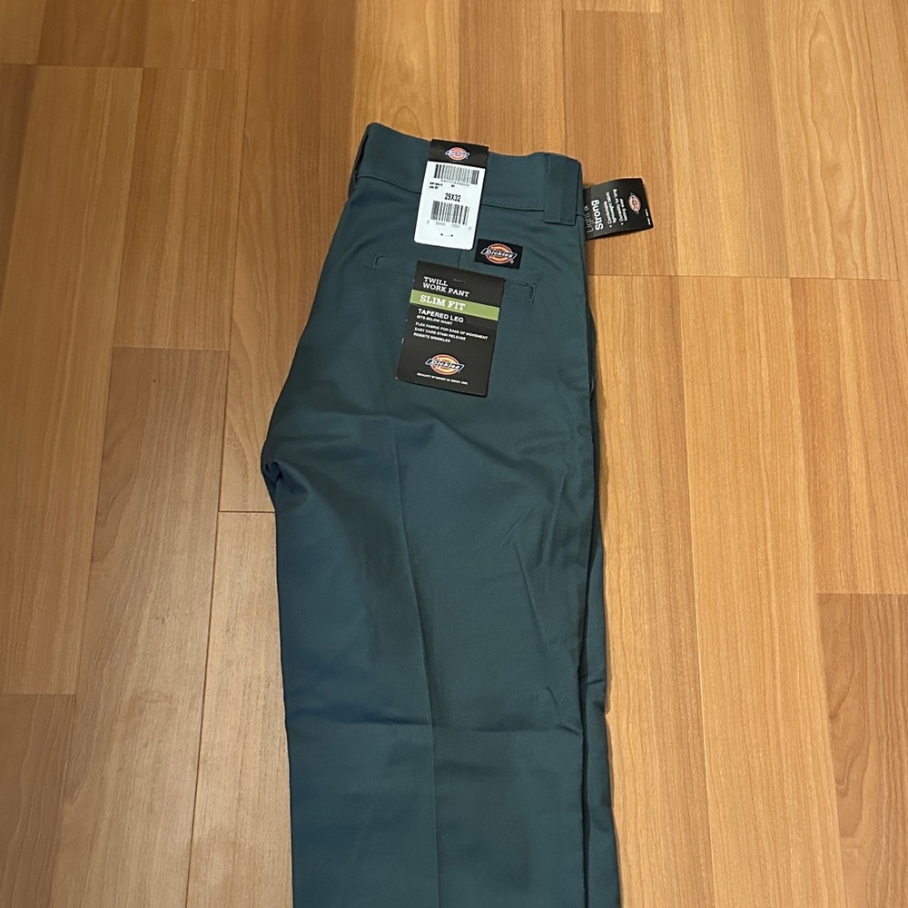 NWT Dickies Men's Teal Chinos size 29x32